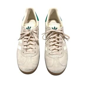 Adidas Women's Sneakers - Cream and Green